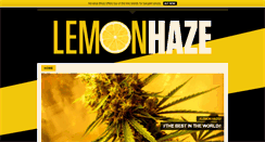 Desktop Screenshot of lemon-haze.com