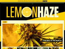 Tablet Screenshot of lemon-haze.com